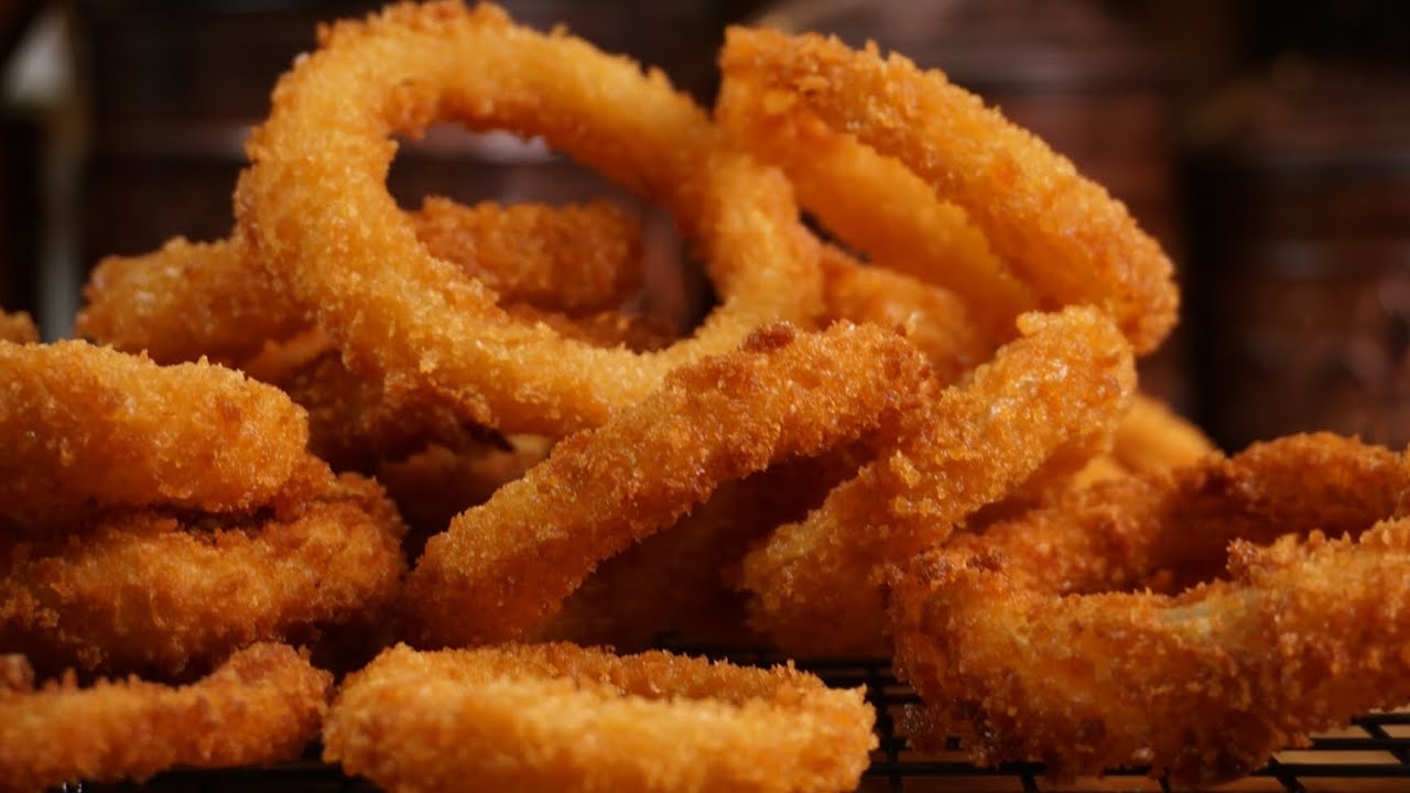 Хрустящие луковые кольца | Как приготовить