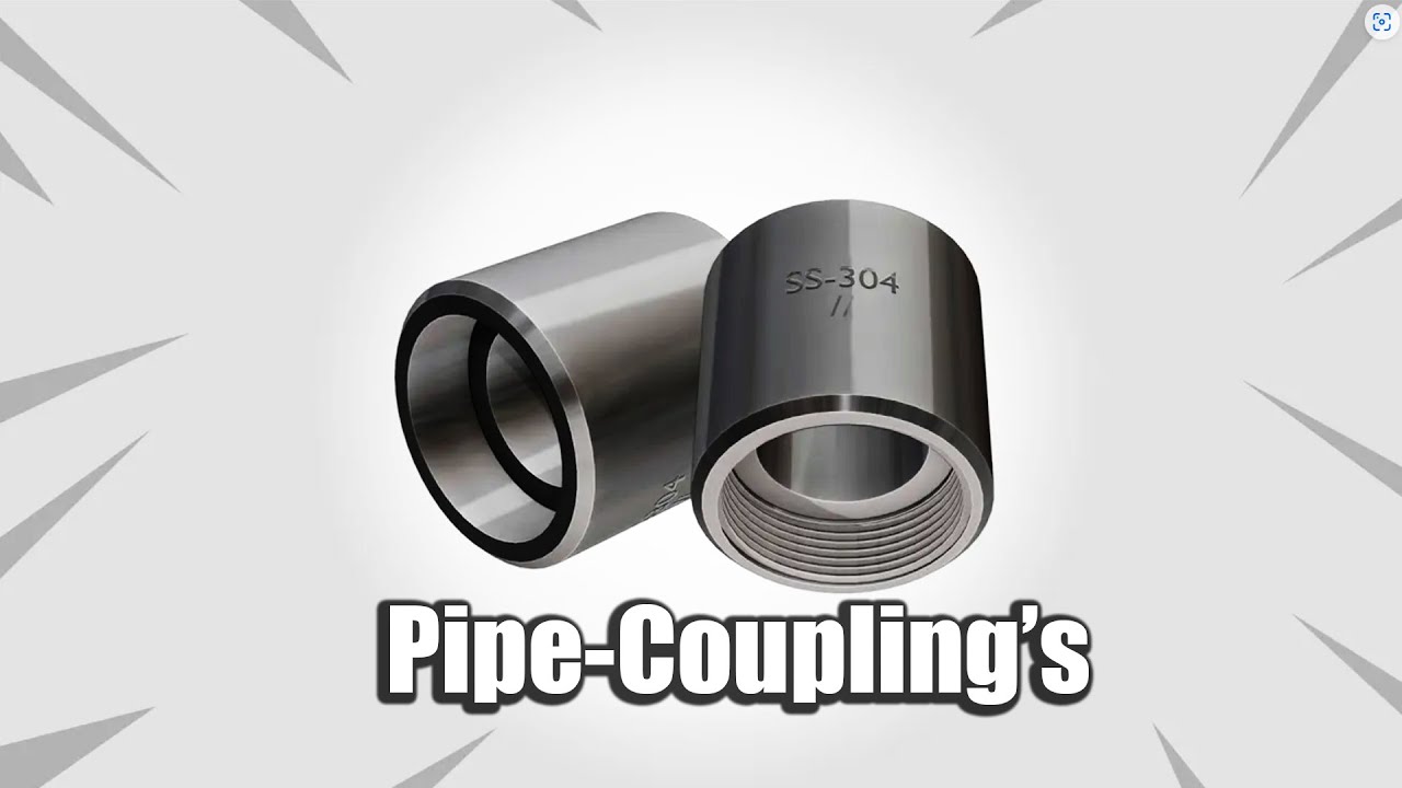 Pipe connection by Coupling's method explained.  SW // THD