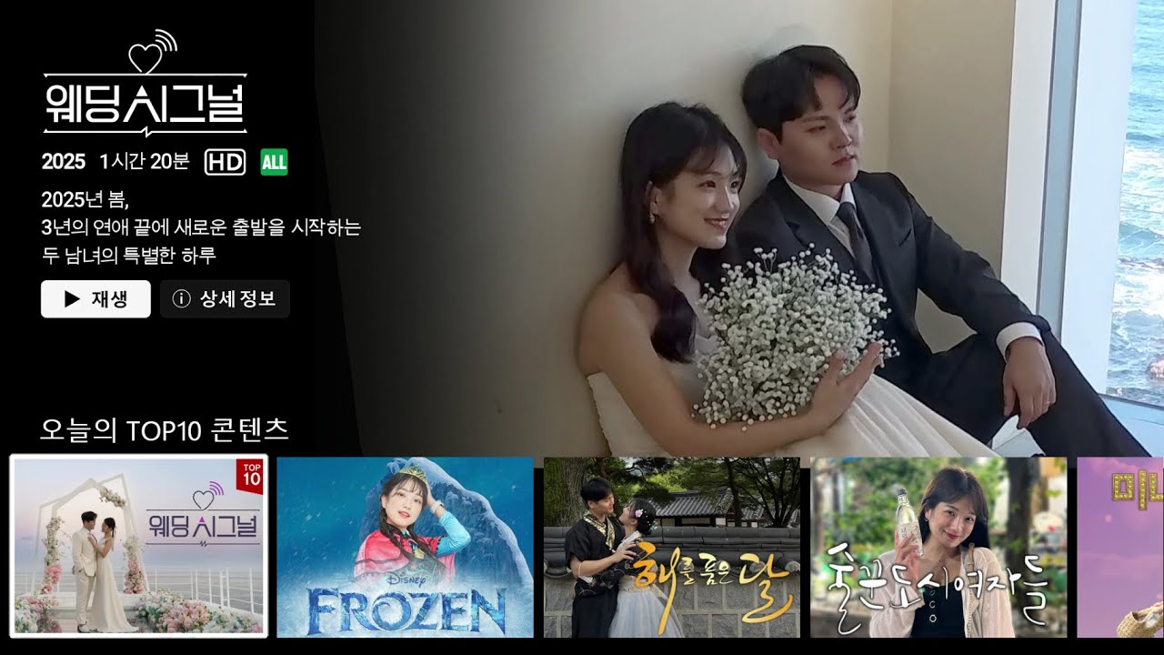 넷플릭스 컨셉 결혼식 식전영상 ♥ 신랑신부 소개영상
