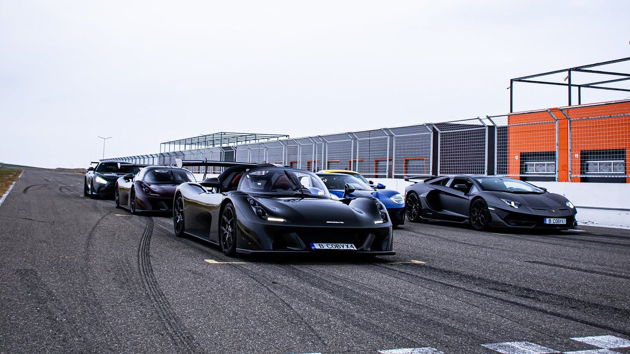 C0BYX Trackday at Motorpark Romania. Ford GT, SVJ Roadster, x2 Dallara Stradale and more