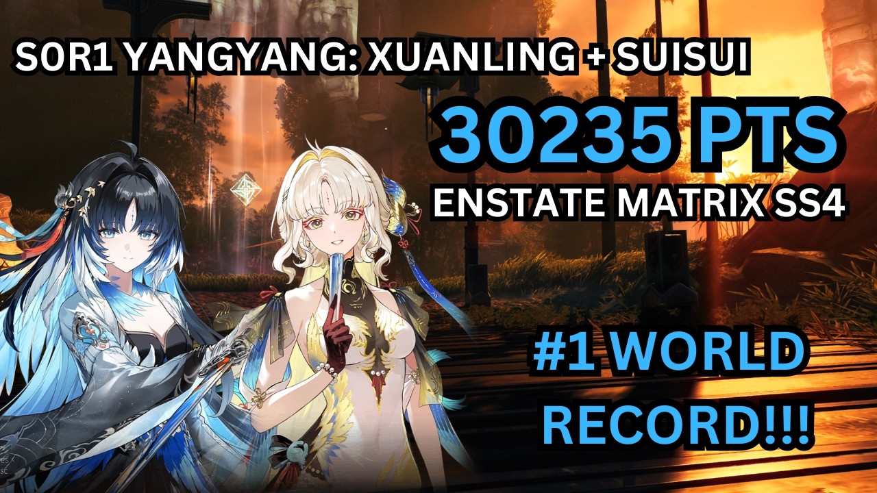 [NomNomMaster] S0R1 YangYangSP Chisa SuiSui 30235PTS | Endstate Matrix SS4 | Wuthering Waves 3.5