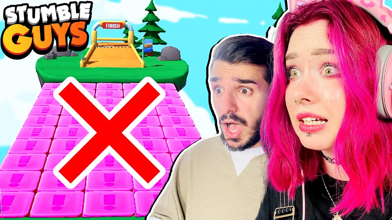 KEIN PINK BERÜHREN in STUMBLE GUYS! Die Profis Katja & Claudio verzweifeln TOTAL