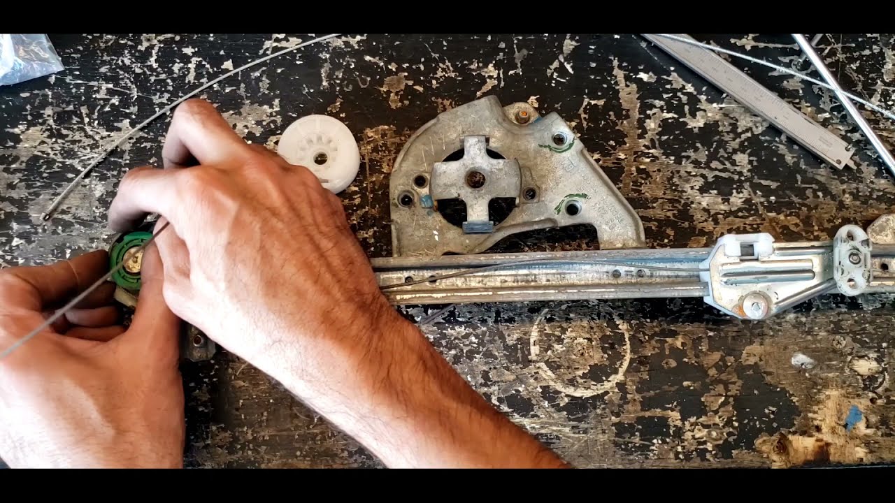 Como consertar máquina de vidro do Astra traseiro