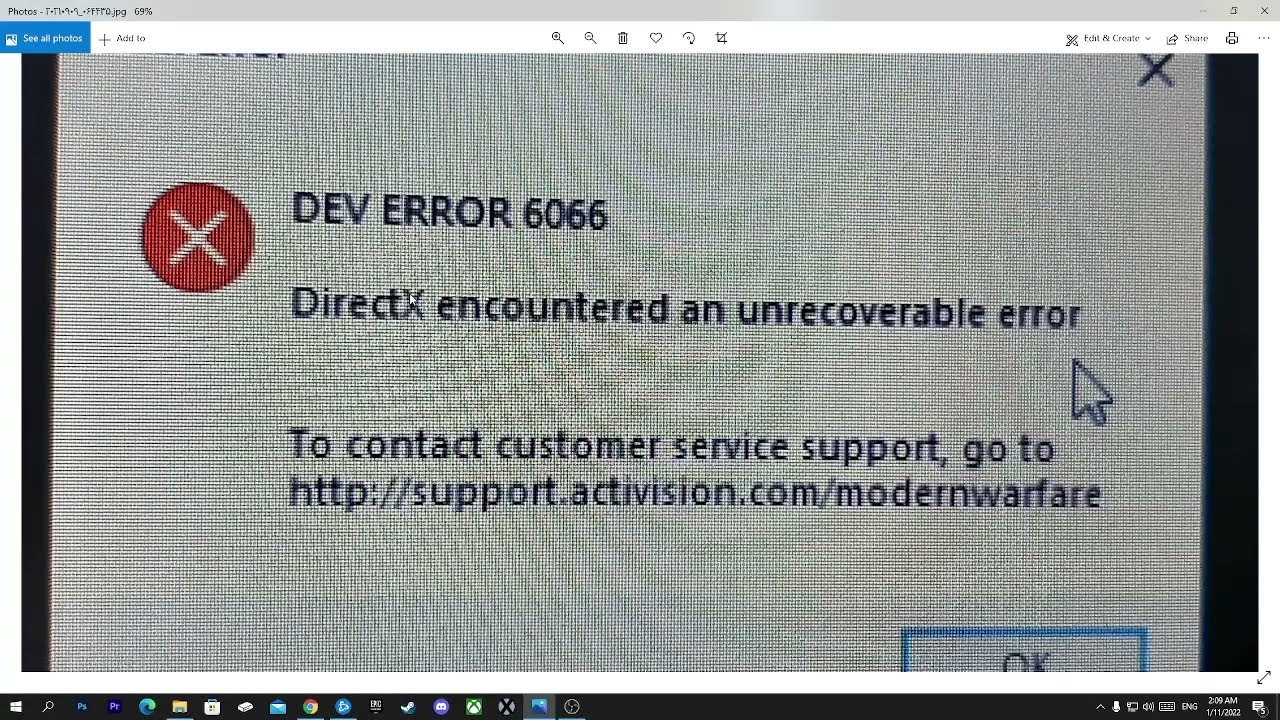 رفع ارور DEV ERROR 6066 یا Directx برای وارزون