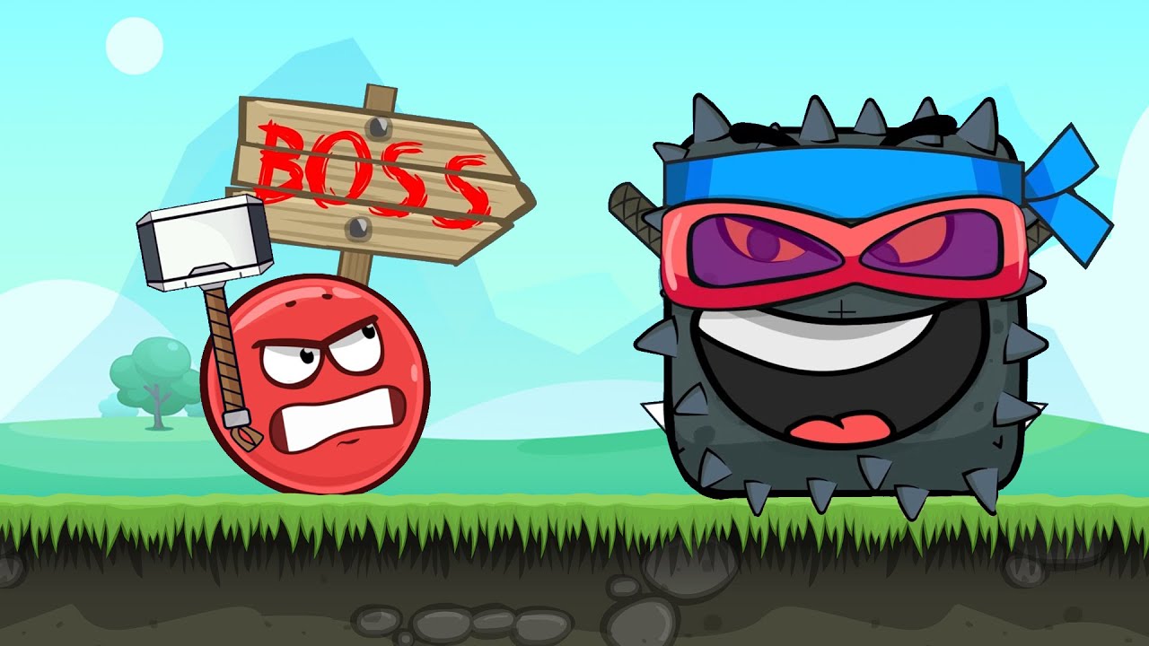 Red Ball 4 Animation Series Red Ball Hero Vs Evil Alien Boss Ep 4