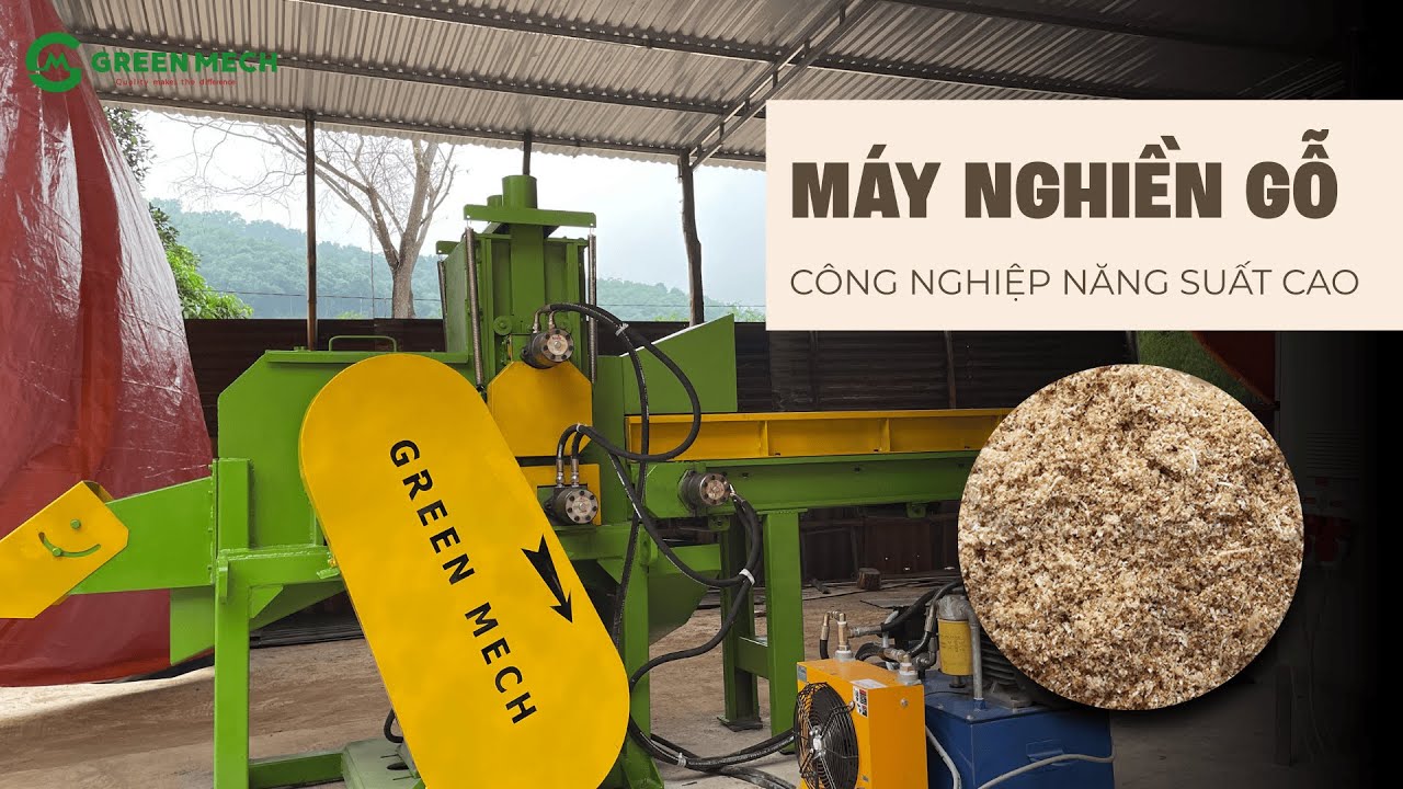 Cần sản lượng lớn? Chọn máy nghiền gỗ công nghiệp năng suất cao | MÁY NGHIỀN GỖ CÔNG NGHIỆP