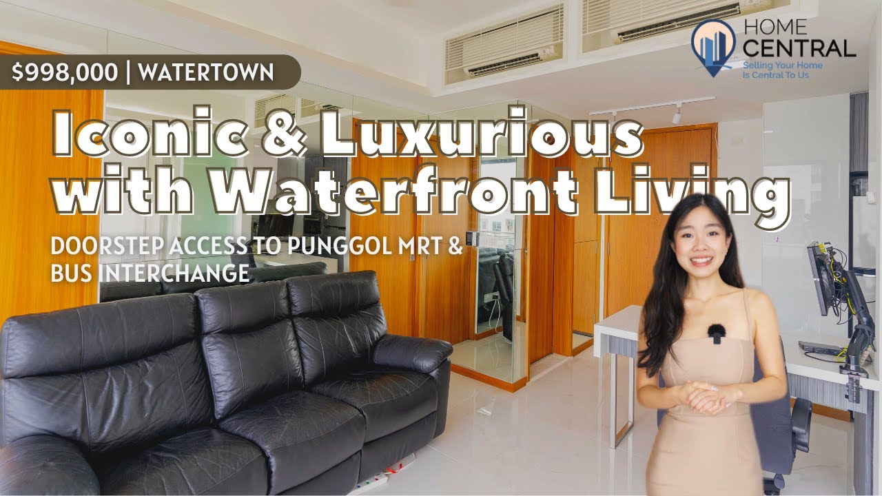 Watertown: 1 + Study Condo Home Tour | Doorstep Access to Punggol MRT