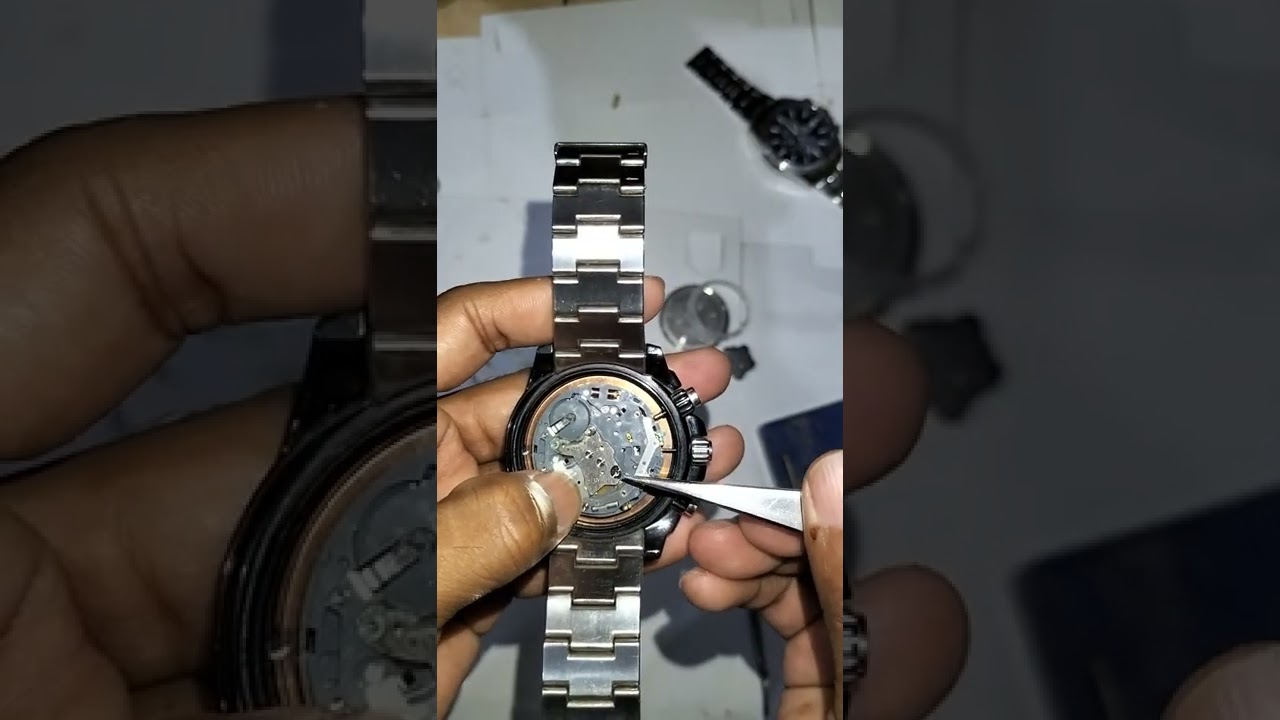 tutorial ganti IC miyota A4 di jam edifice.#jamtangan #edifice #casio