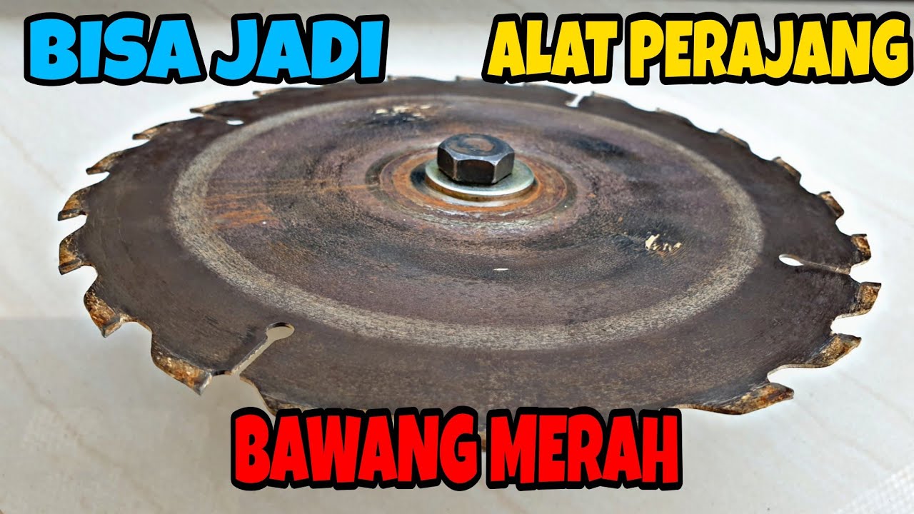 CARA BUAT ALAT PERAJANG BAWANG MERAH // Mata Circle Bekas