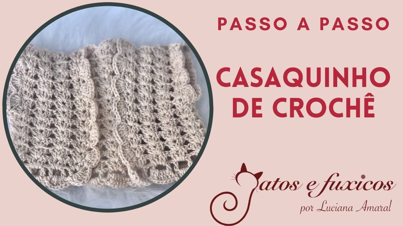 Casaquinho de Crochê para Bonecas
