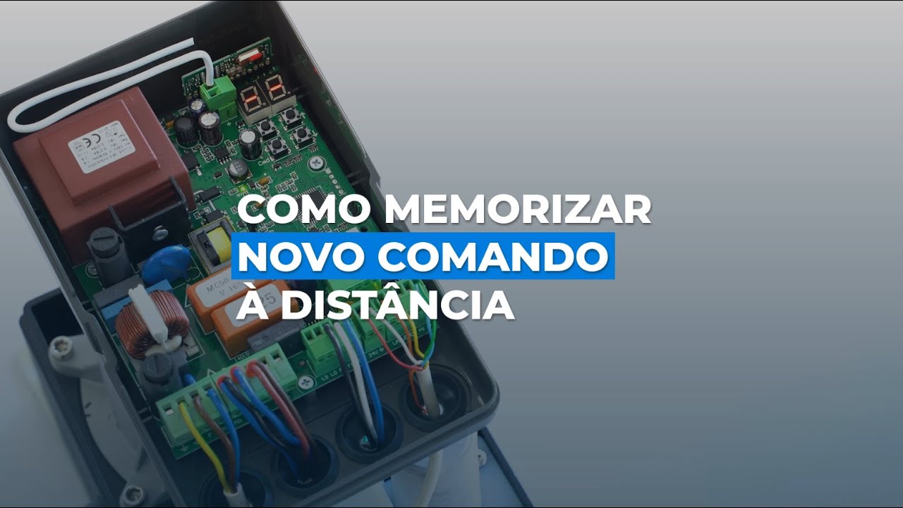 Como memorizar um COMANDO num port&atilde;o autom&aacute;tico  - FALK - Motorline Academy