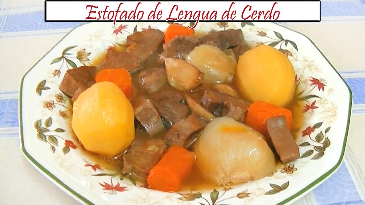 Estofado de Lengua de Cerdo | Receta de Cocina en Familia
