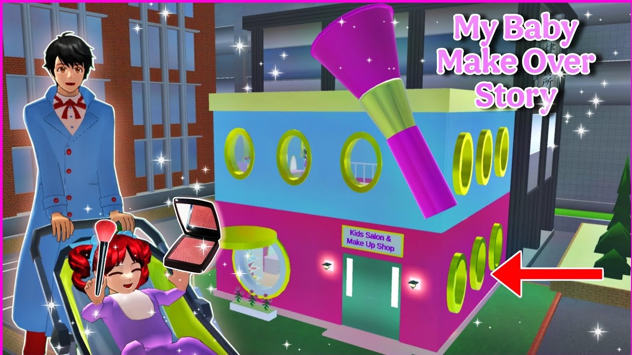 There is a New Magical Kids Make Up Shop and Salon on Sakura School Simulator