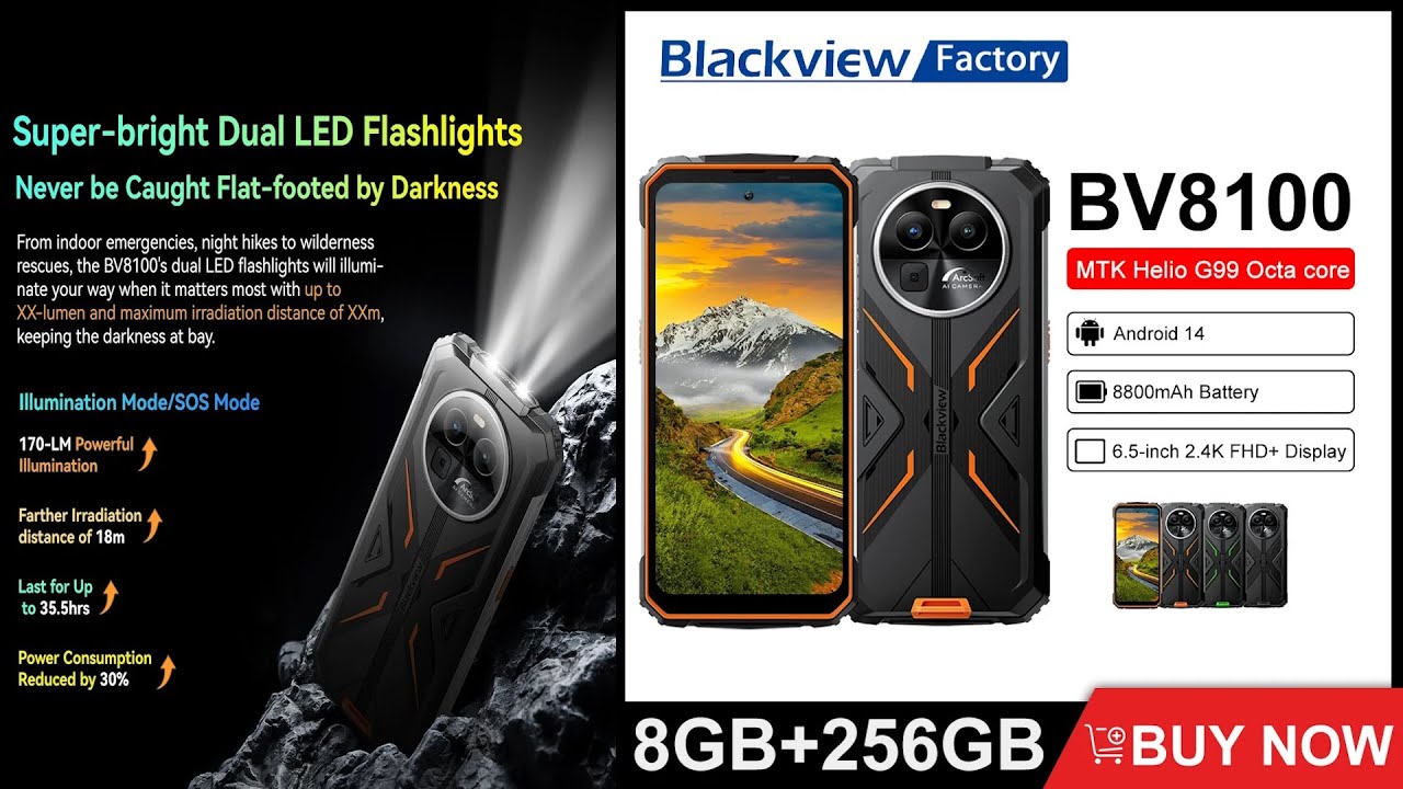 Обзор Blackview BV8100 - мне зашёл, а вам как?