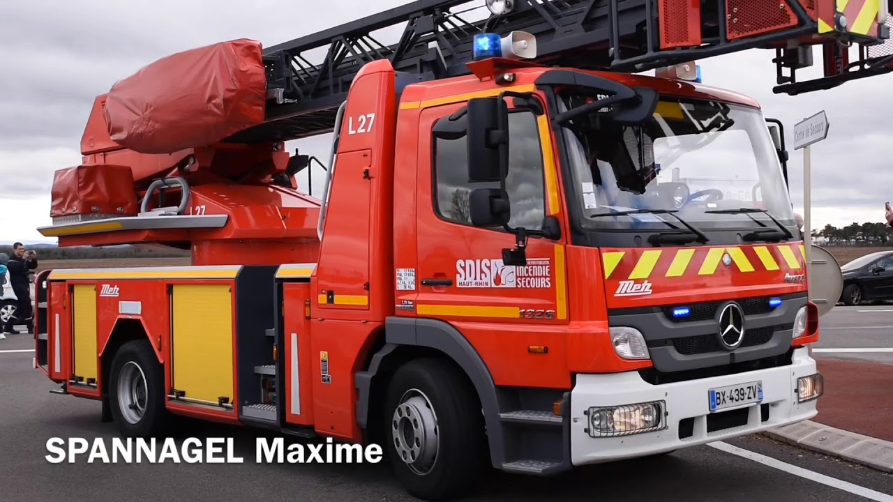 Les sapeurs-pompiers de Cernay-Wittelsheim arrivent vers leur nouvelle caserne
