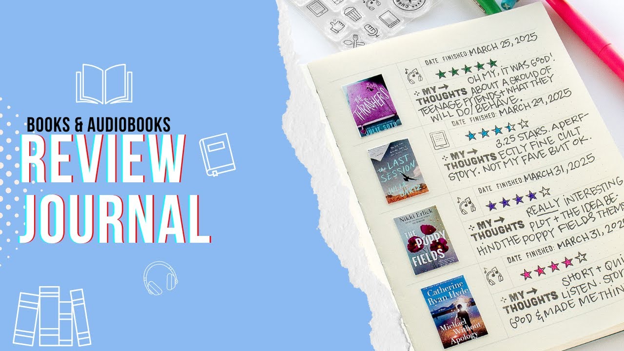 BRAND NEW REVIEW JOURNAL | Book Journal Simple + Minimalist | Reading Review | How To DIY