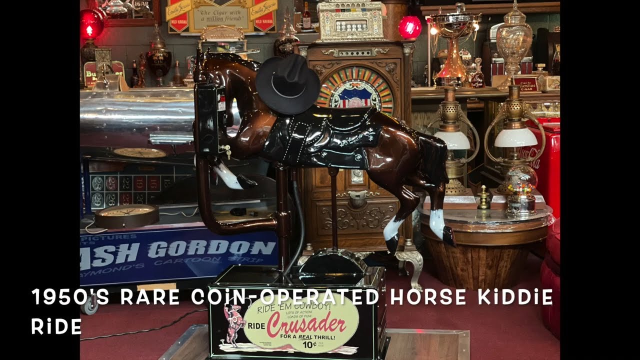 1950's Rare Coin Operated Horse Kiddie Ride SOLD FOR  $16,995