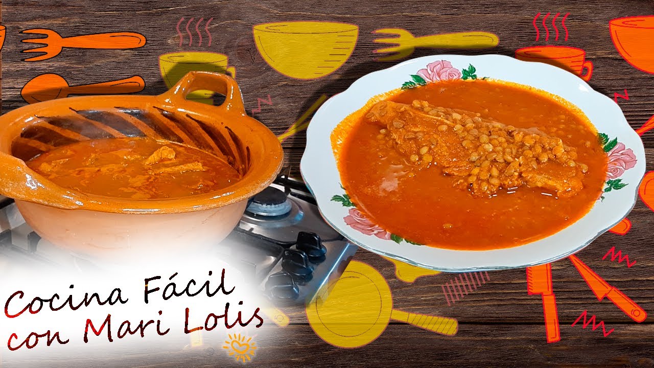 Cómo hacer LENTEJAS con espinazo de puerco 😋 | RECETA MUY SABROSA, BIEN EXPLICADA