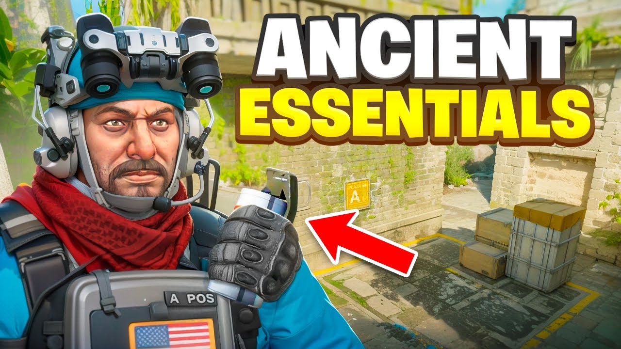 CS2 Ancient - All ESSENTIAL Smokes for 2025!