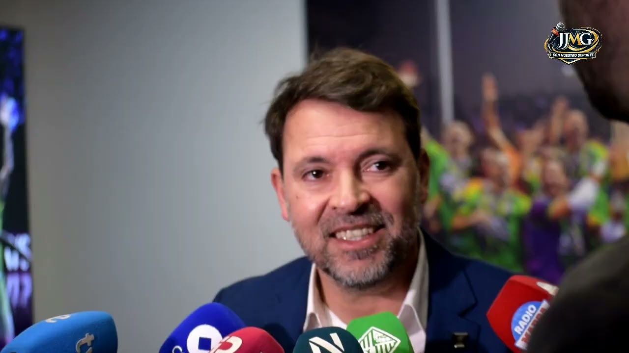 Rueda de prensa de Jose A Tirado presidente del Illes Balears Palma Futsal