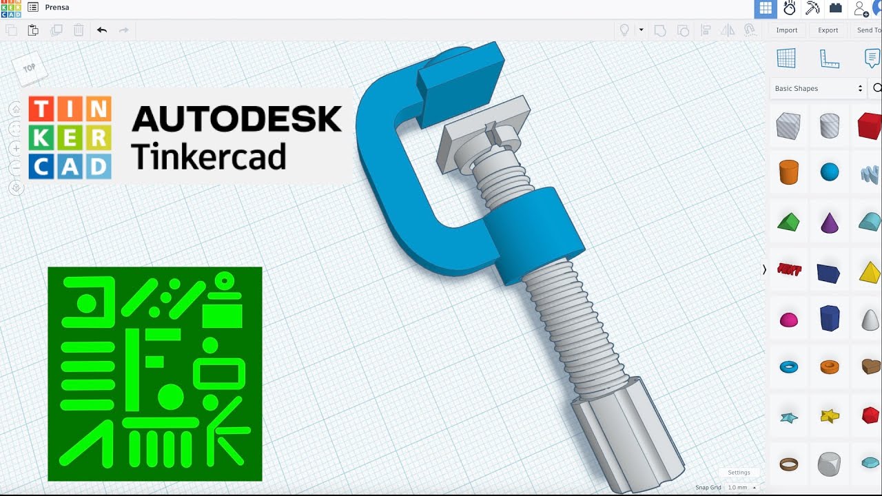 Prensa Nodular en Tinkercad | Impresión 3D
