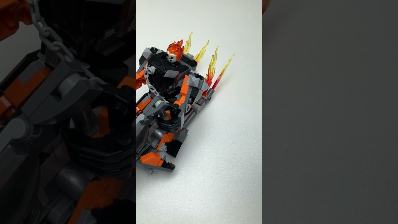 Lego GHOST RIDER MECH completed the build | BEST lego mech so far 🔥. #legomarvel