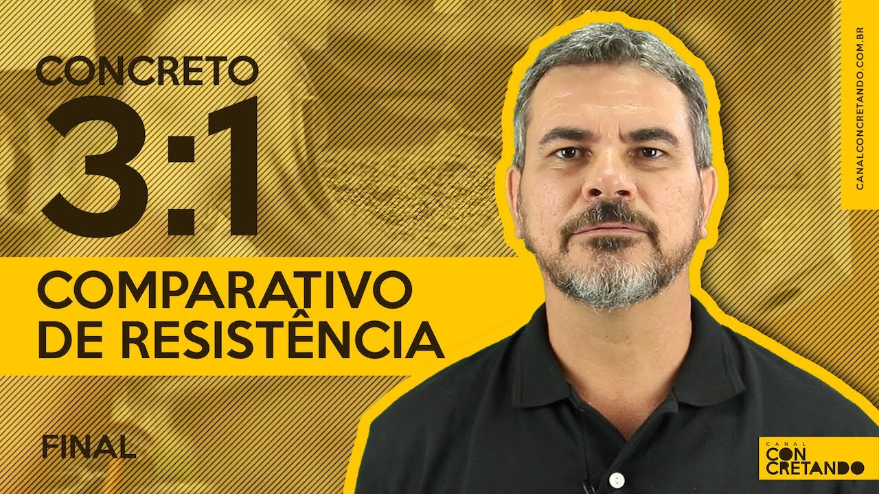 Concreto 3:1 - Comparativo de Resistência