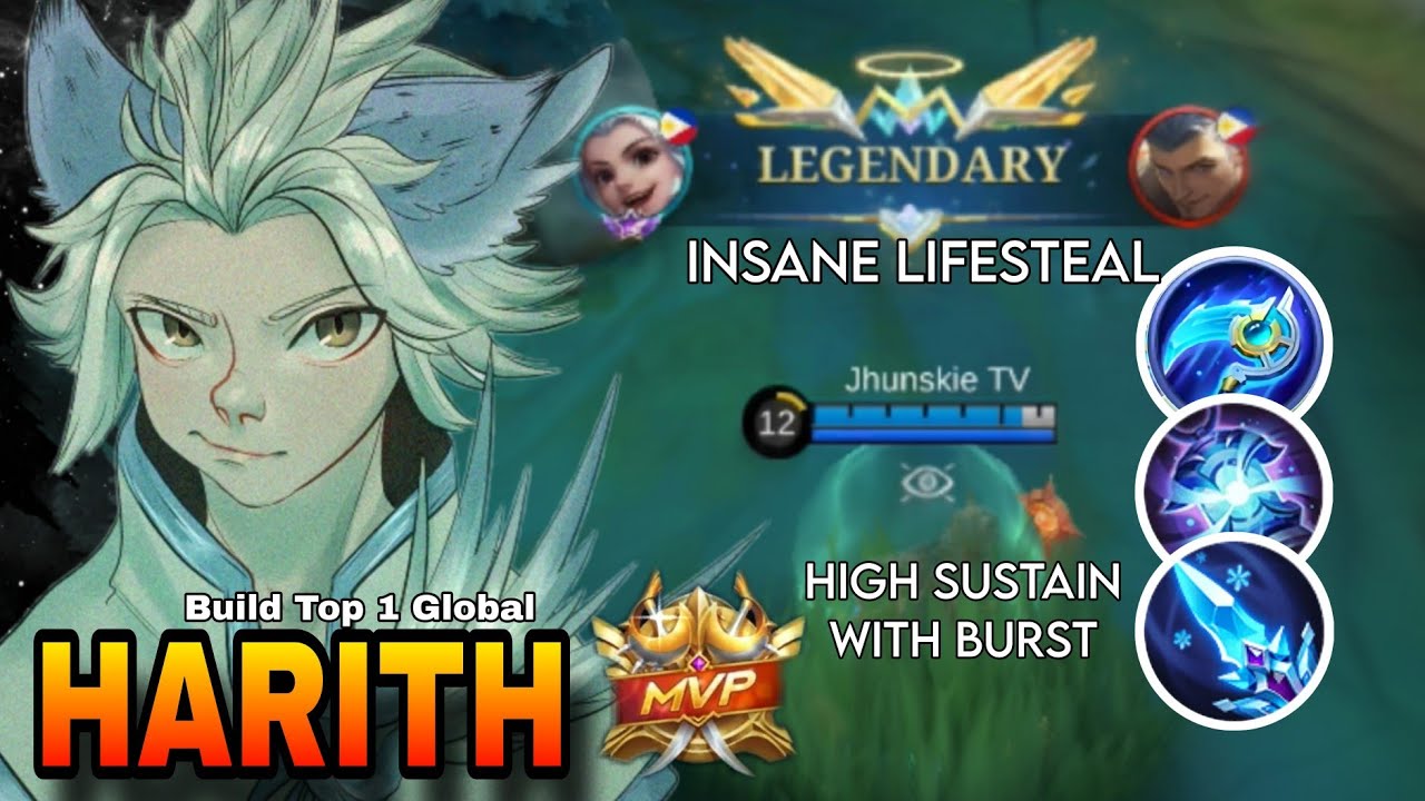 Harith Burst+Sustain Build 2023 | Build Top Global Harith