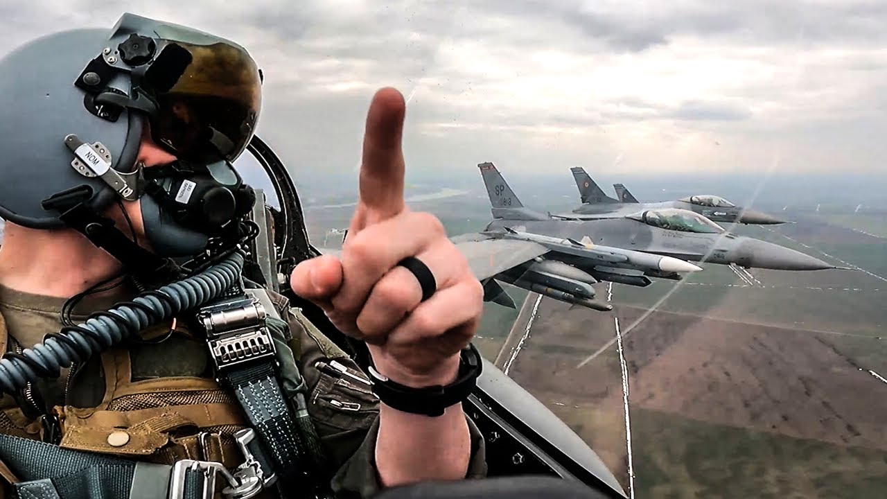 NATO fighter jets secure the sky over eastern Europe