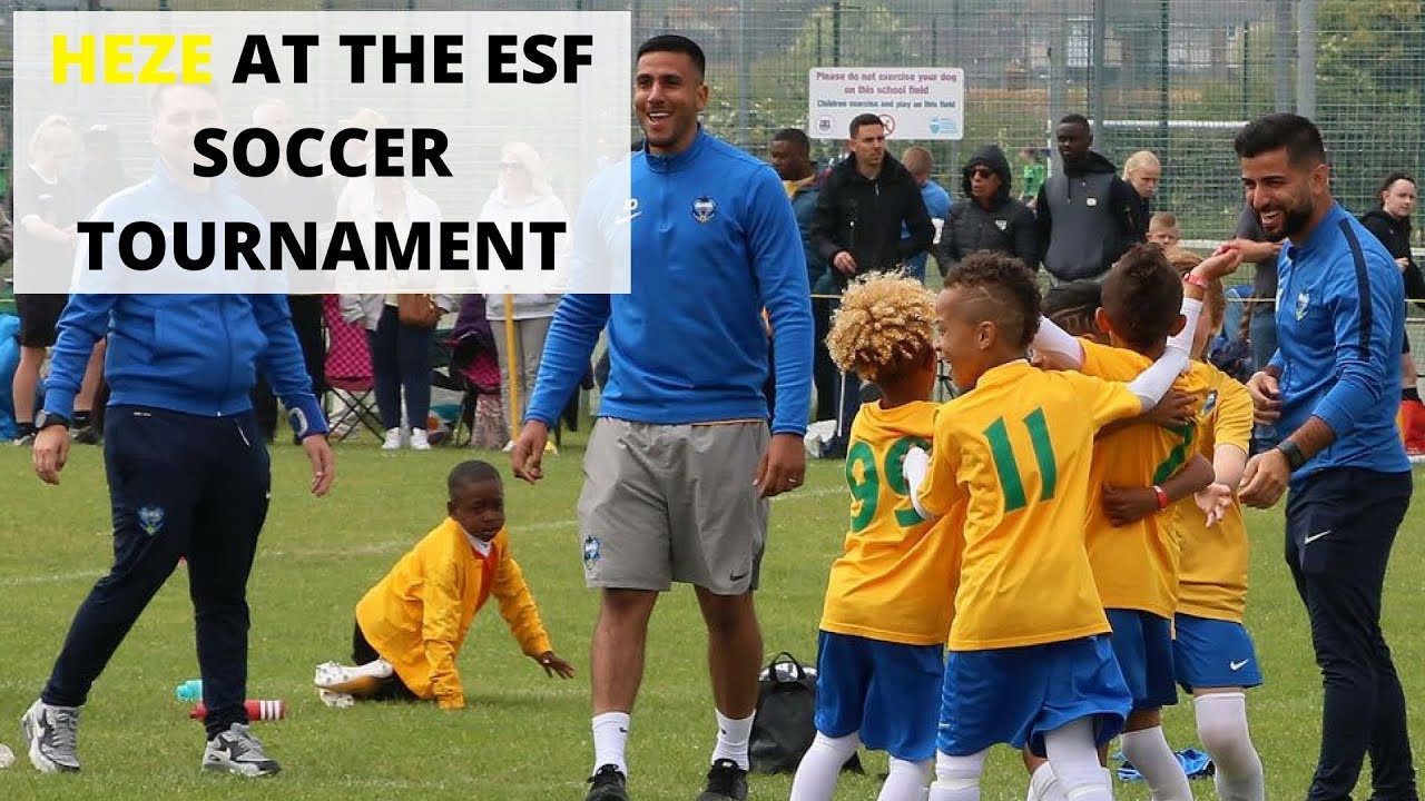HEZE AT THE ESF SOCCER TOURNAMENT
