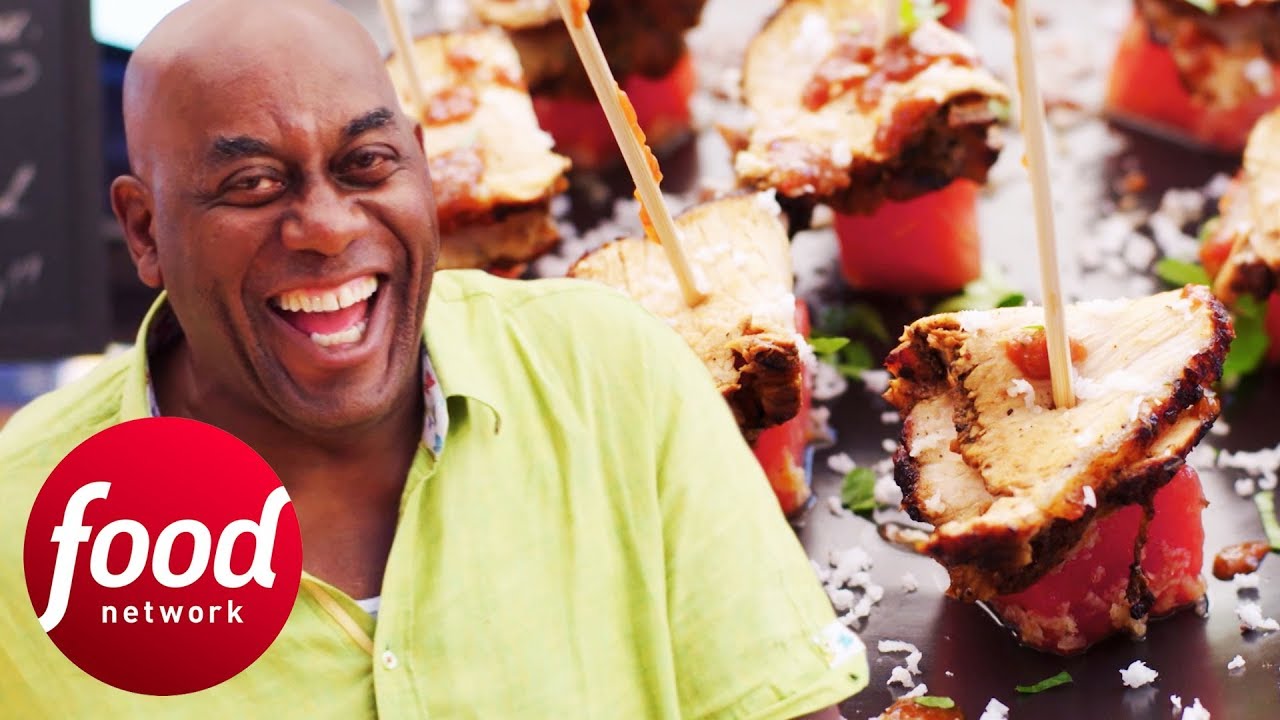 Ainsley Cooks Delicious Jerk Pork From Fresh Market Ingredients | Ainsley's Market Menu