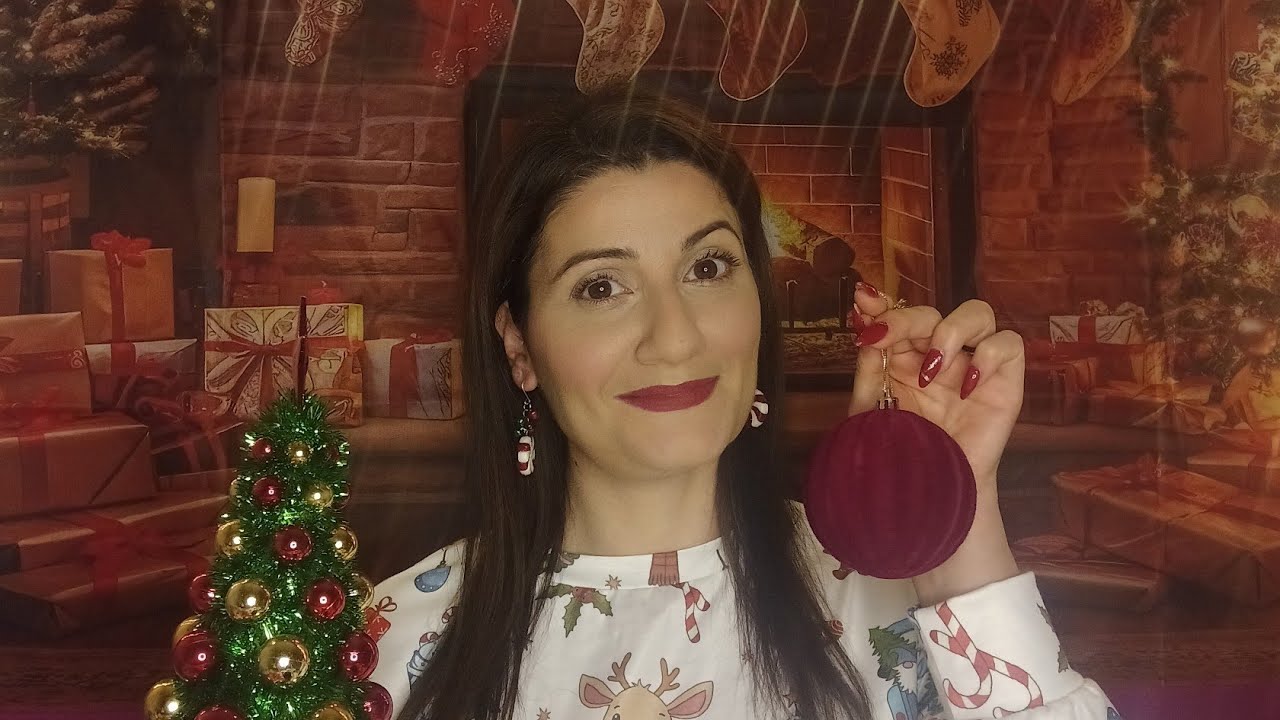 Greek Asmr-Ελα να στολίσουμε μαζί ❣️🎄#christmas #xmasdecorations #xmasshowdown