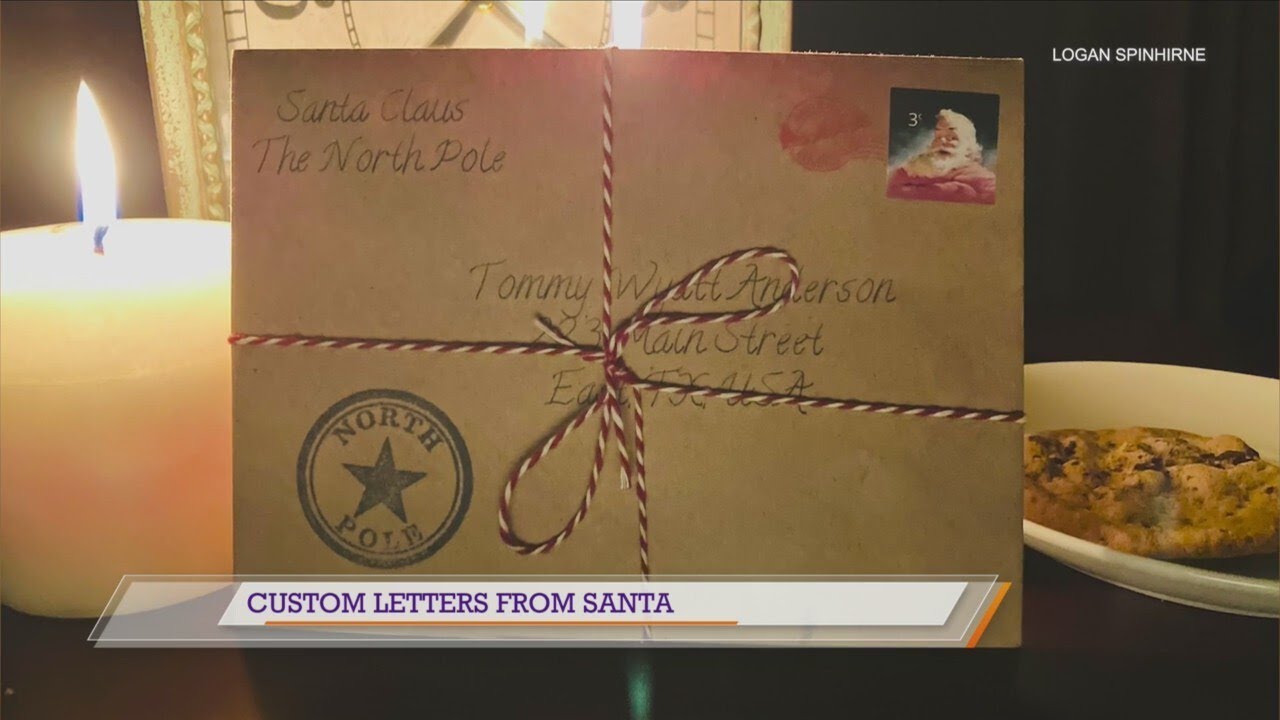 East Texas teenager starts custom letters from Santa business