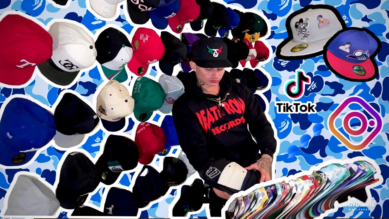 Mi Colección De Gorras New Era / Famoso Tiktoker