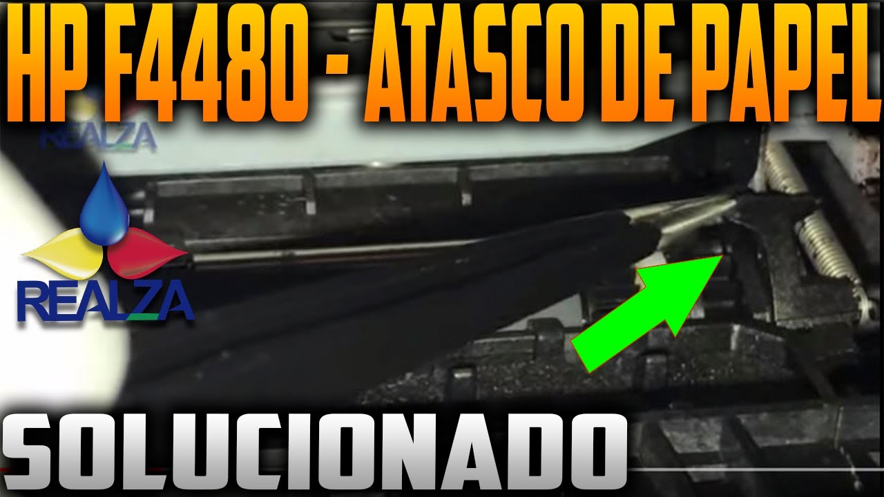 🔴ATASCO DE PAPEL en impresora  HP F4480❗ 👉🏻U&ntilde;a averiada y la Cambiamos👈🏻