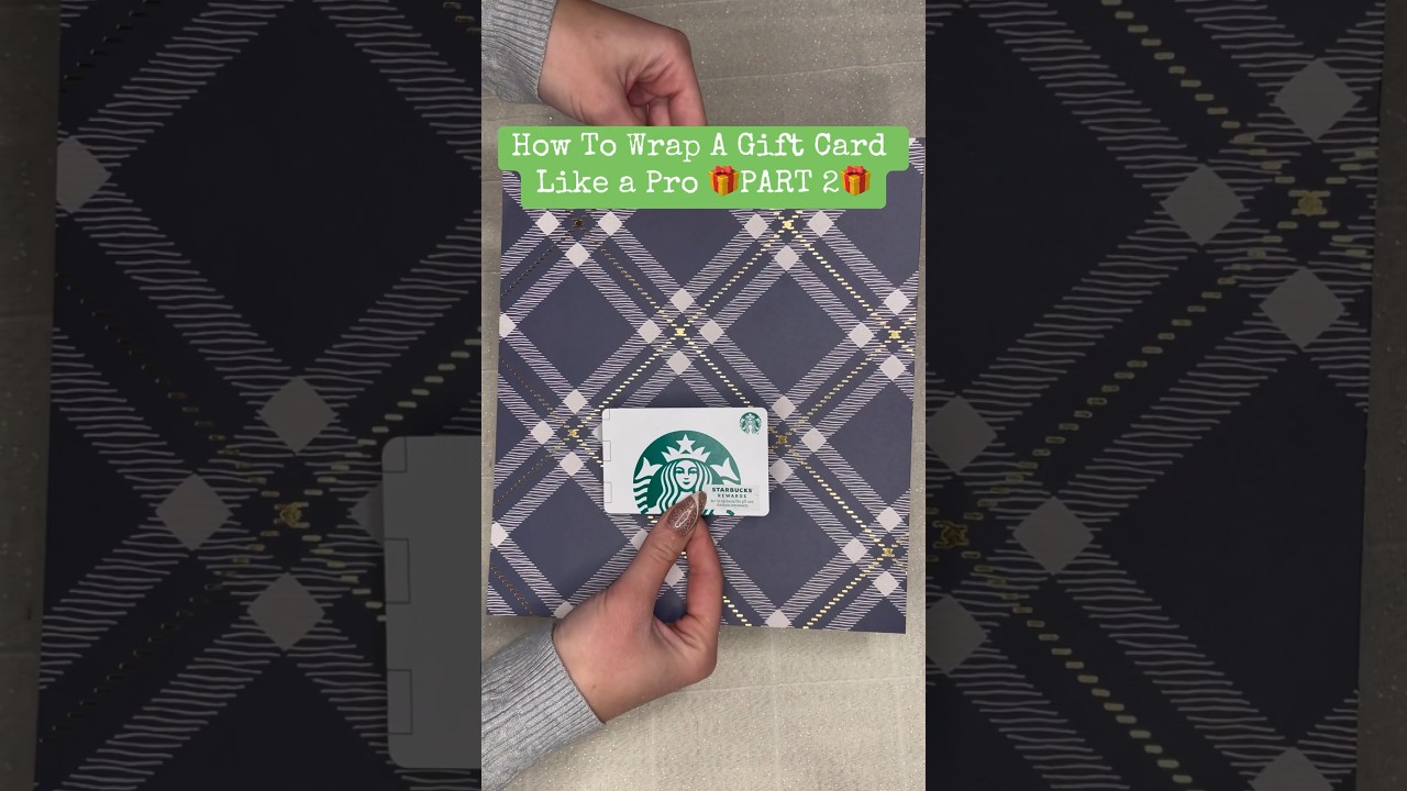 🎁How To Wrap A Gift Card Like A Pro🎁 #christmas #christmas2023 #christmaslist #christmaswishlist