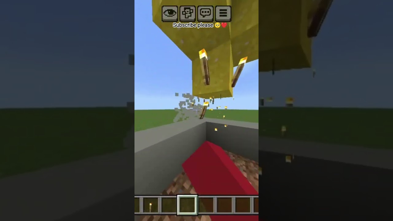 satisfying Minecraft sand art(bottle)