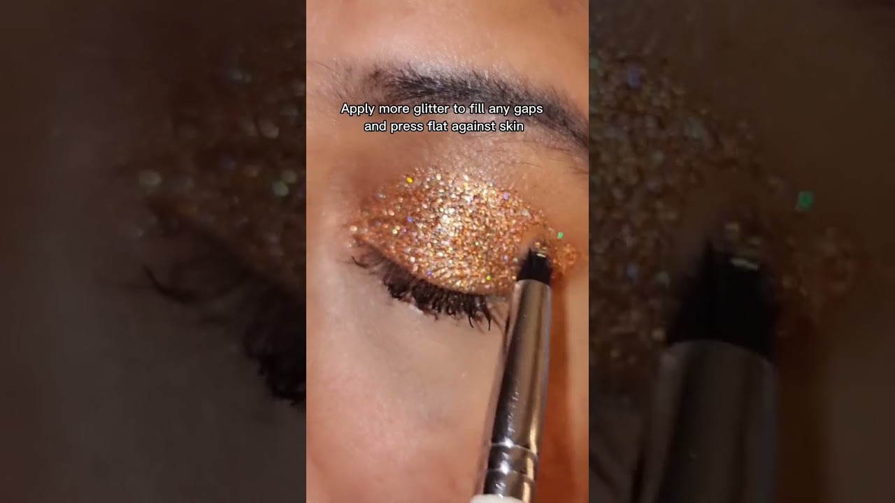 How to apply Empress Me Glitter Glaze on Hooded Eyes