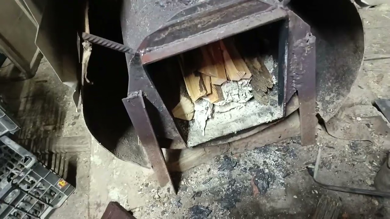 Как растопить печь без газовой горелки!