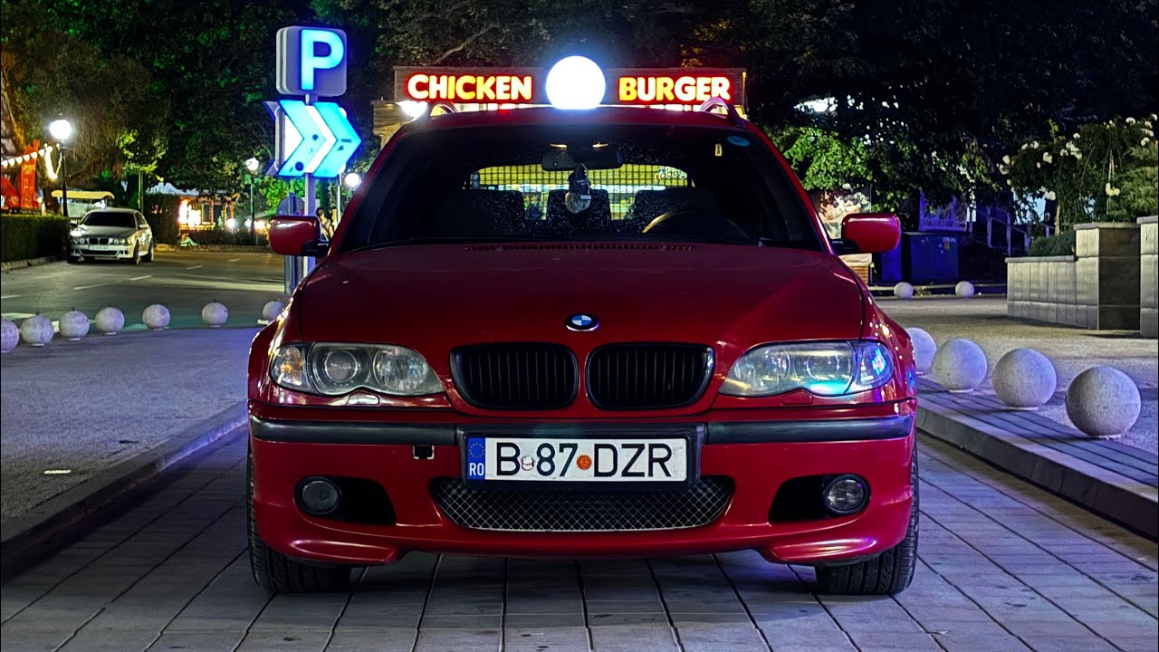 Late night cruise in Bmw E46. | POV | 4K 60fps |