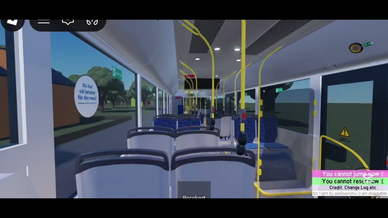 Riding a man lions city a21 bus in Roblox Fryklandstrafiken