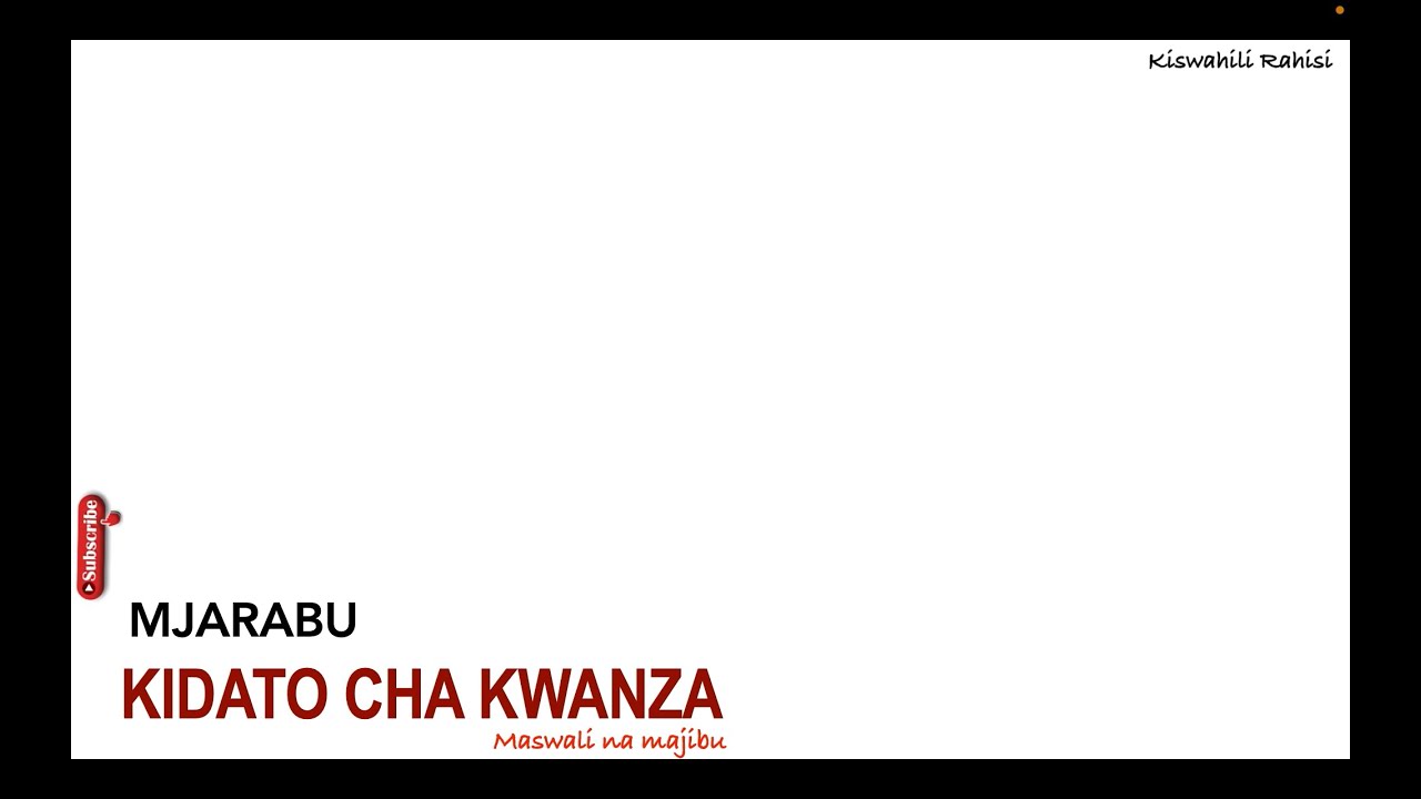 mjarabu kidato cha kwanza | mtihani kidato cha kwanza | form 1 questions and answers | form 1 exam