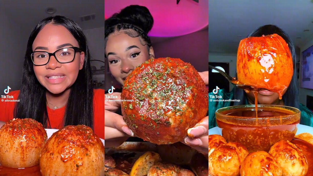 🔥 VIRAL ONION BOIL 🧅 MUKBANG 🤤🥵 | TIKTOK MUKBANG COMPILATION
