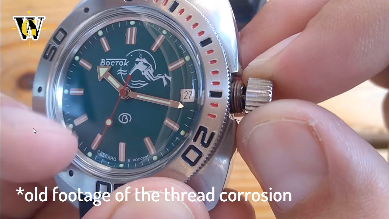 My Vostok Amphibia after vacation - it corroded AGAIN!!