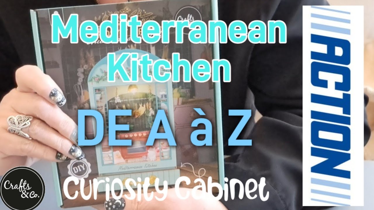 🥰ACTION MINIATURE 🤗 MEDITERRANEAN KITCHEN 😉CRAFTS & CO🥰#miniature #action #dollhouse