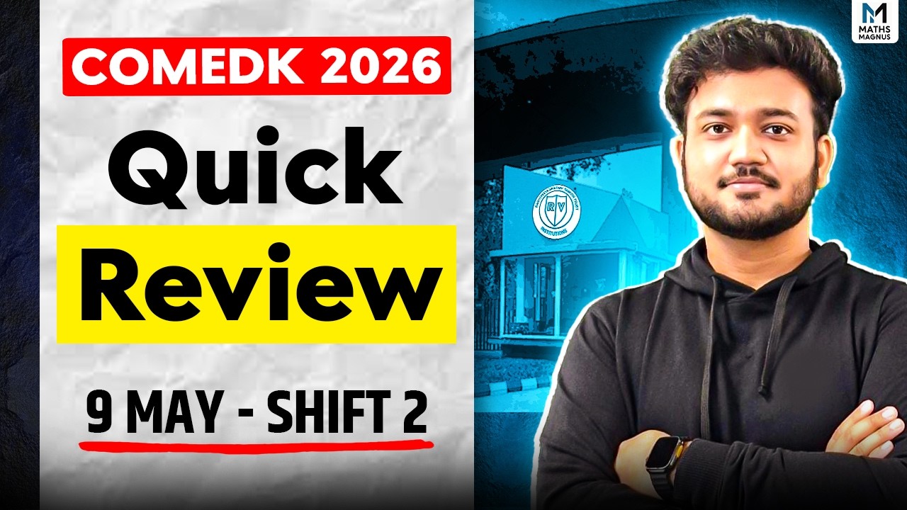 COMEDK 2026 SHIFT 2 ANALYSIS🔥| Harder Than Shift 1? 😱 | Cutoff, Rank & Normalization | Ayush Sir