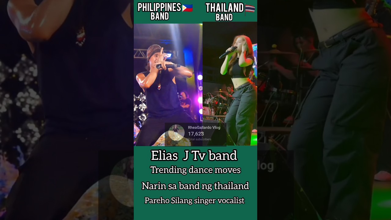 Elias J Tv band trending dance moves Sabak ka diri ginagaya sa Thailand #subscribers #trending