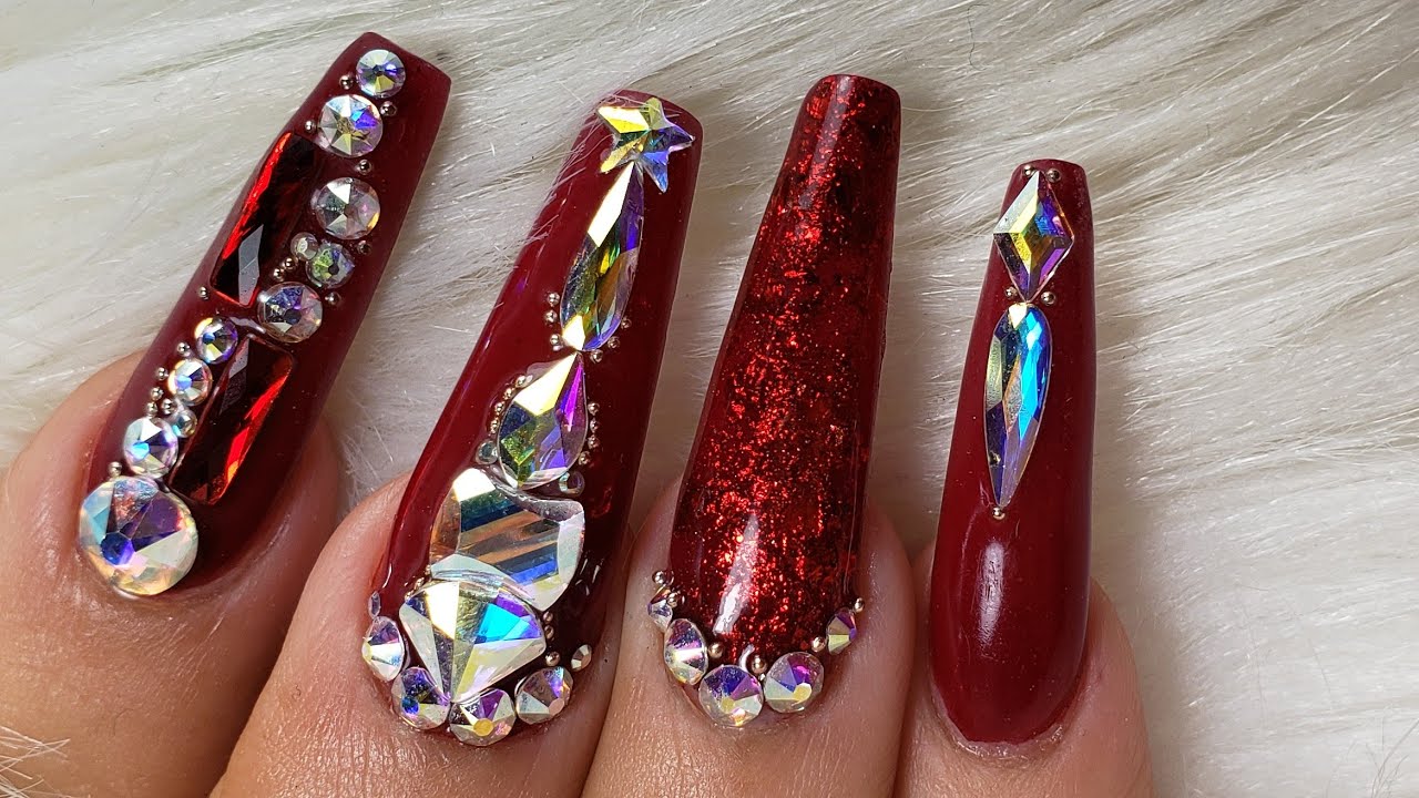 Flake Encapsulado en Uñas Acrilicas