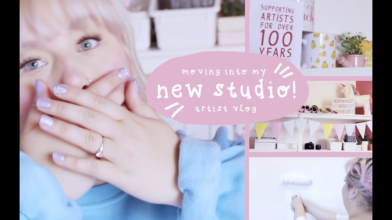 STUDIO MAKEOVER - Before & After - Moving Into my New Studio Office  (Freelance Designer)