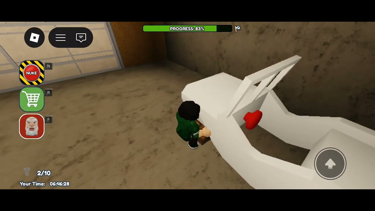 RUN FROM GRANDPA (SCARY OBBY) ROBLOX GAME